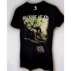 MACHINE HEAD T-SHIRT 2012 Eighth Plague Tour NEW Womens Junior Large ROCK TEE